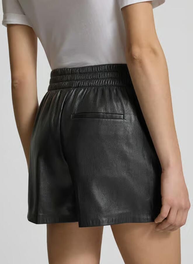 Anine Bing Kam vegan leren shorts Black Dames - Foto 2