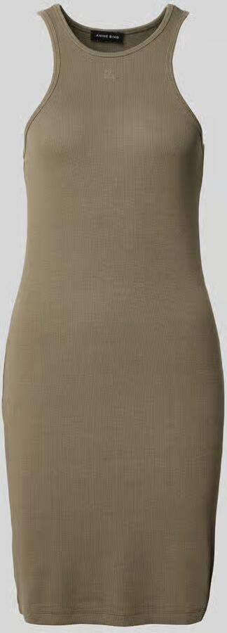 Anine Bing Slim fit jurk van viscosemix - Foto 2