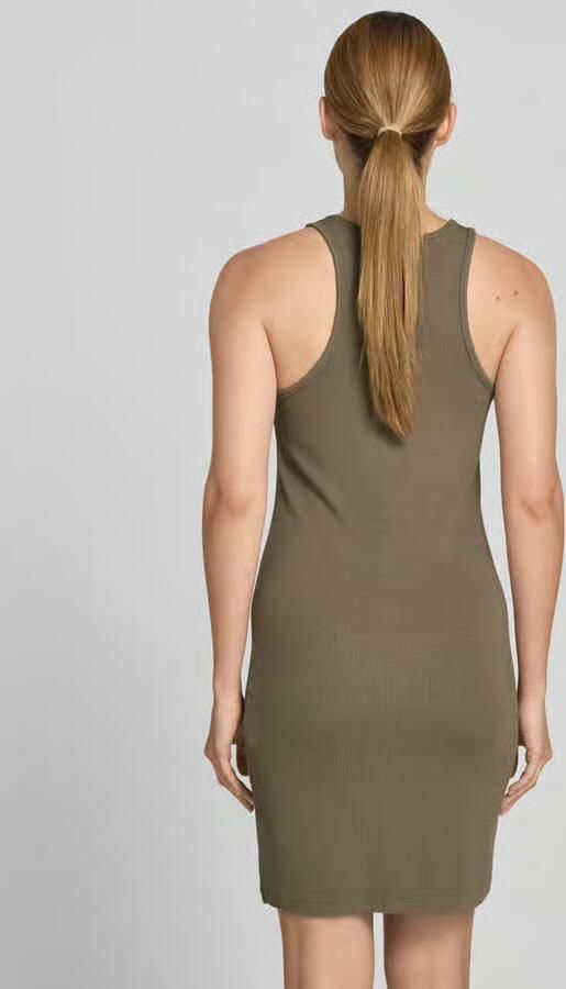 Anine Bing Slim fit jurk van viscosemix - Foto 3