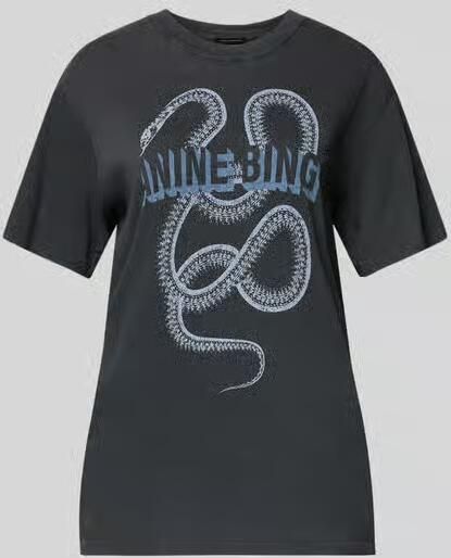 Anine Bing Slim Fit T-shirt van puur katoen - Foto 2