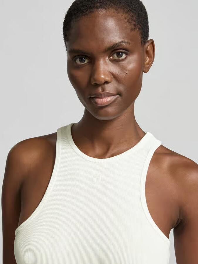 Anine Bing Slim Fit top van viscosemix