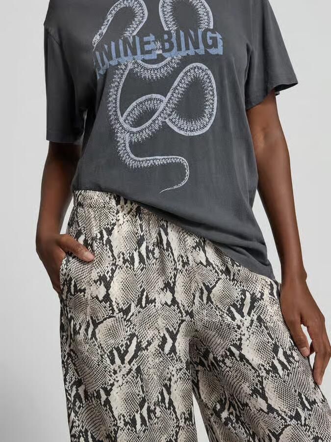 Anine Bing stoffen broek met viscose