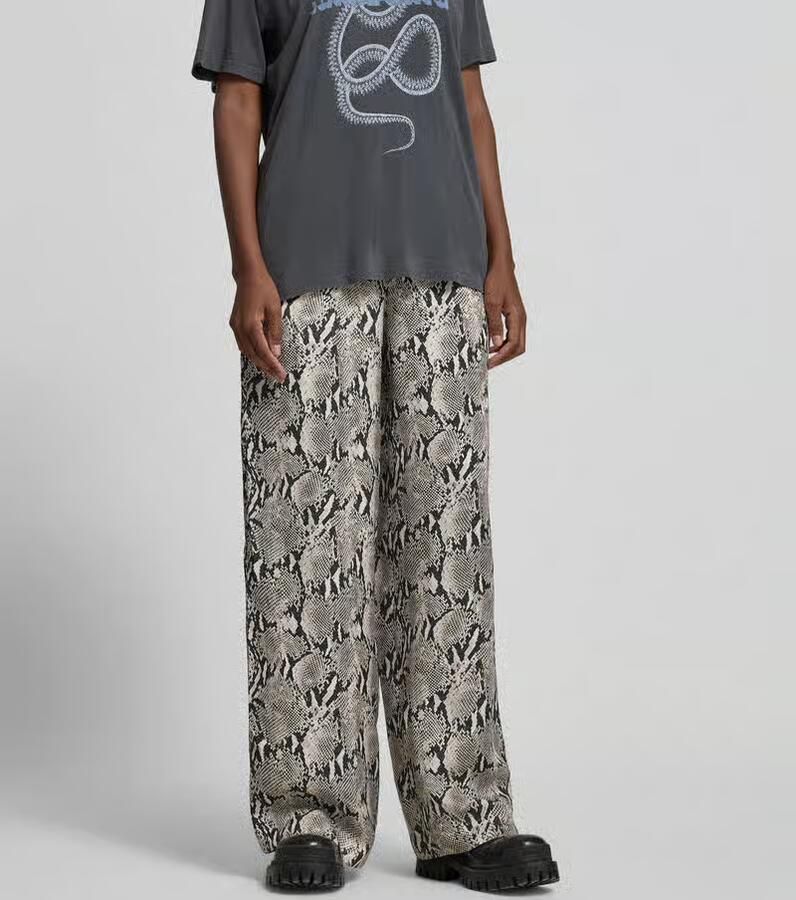Anine Bing stoffen broek met viscose - Foto 2