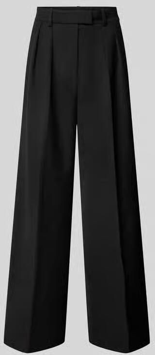 Anine Bing Straight fit stoffen broek met bandplooien - Foto 2