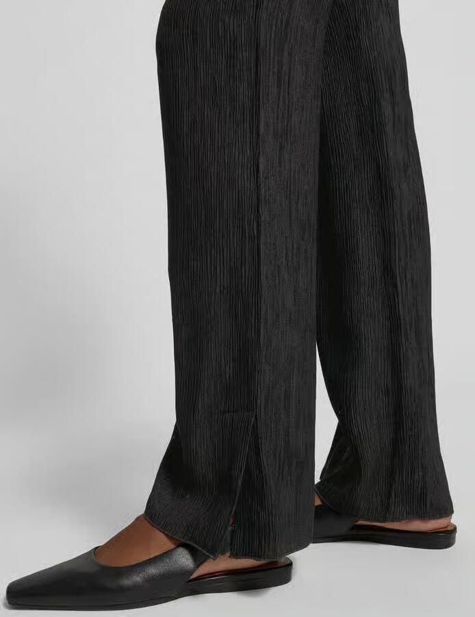 Anine Bing straight fit stoffen broek van viscosemix