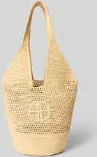 Anine Bing Strandtas met label patch