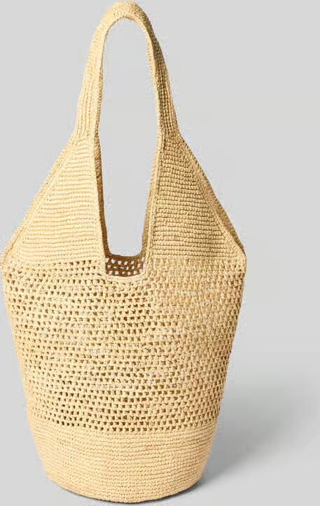 Anine Bing Strandtas met label patch - Foto 2
