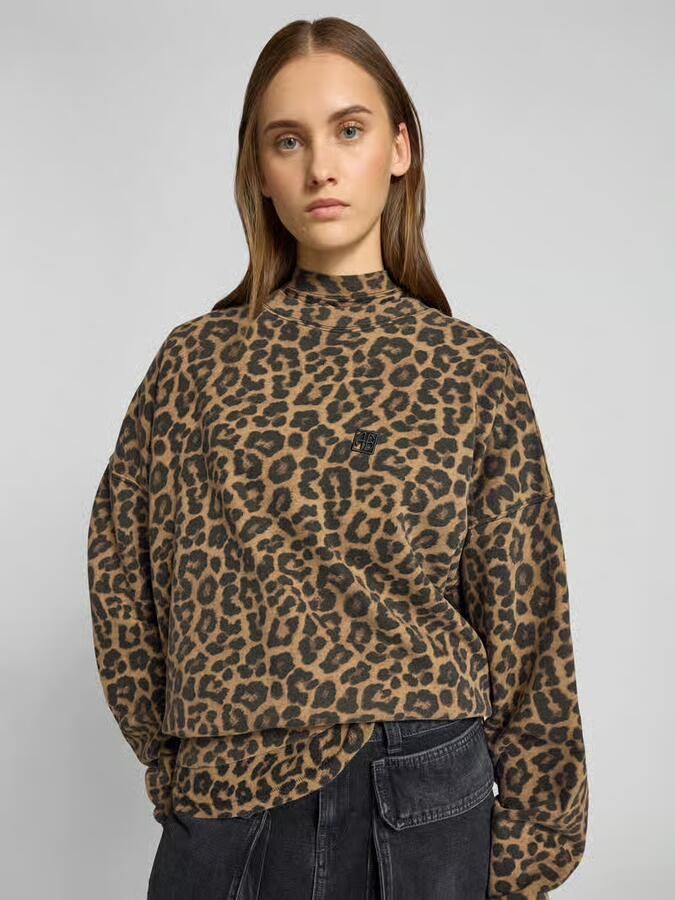 Anine Bing Sweatshirt met labelstitching