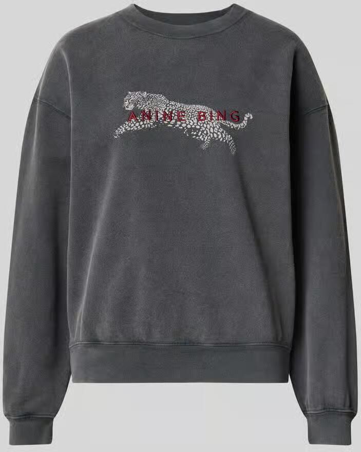 Anine Bing Sweatshirt met luipaardprint