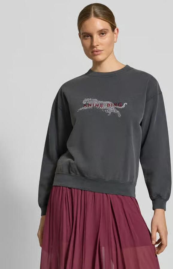 Anine Bing Oversized sweatshirt van puur katoen - Foto 2
