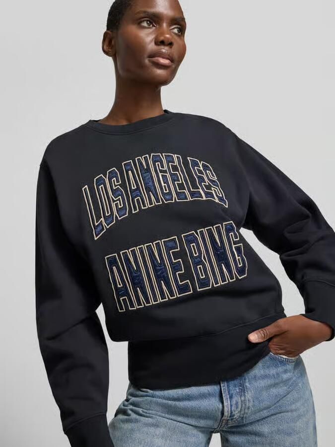 Anine Bing Sweatshirt van puur katoen