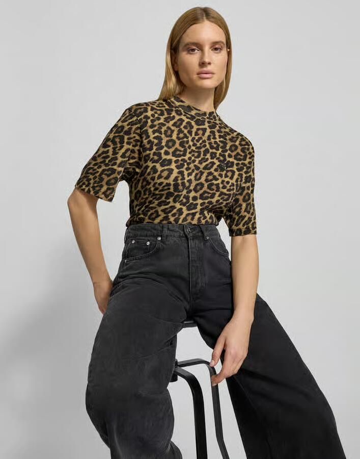 Anine Bing T-shirt met All-over dierenprint - Foto 2