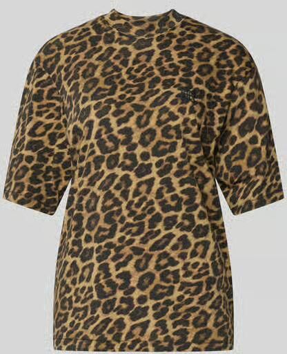 Anine Bing T-shirt met All-over dierenprint - Foto 3