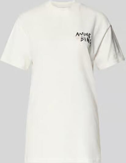 Anine Bing T-shirt met labelprint - Foto 2
