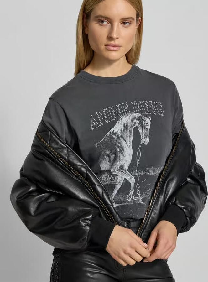 Anine Bing T-shirt met logoprint
