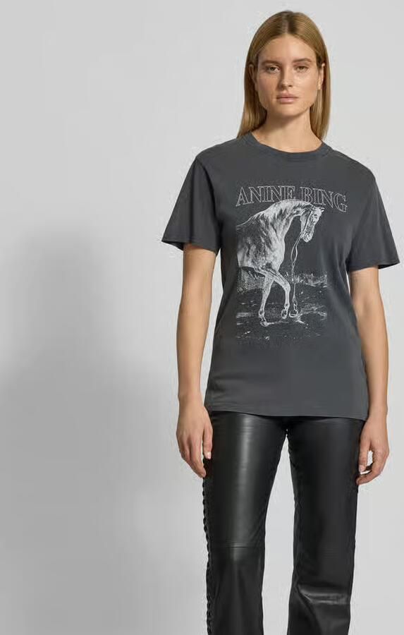 Anine Bing T-shirt met logoprint - Foto 3