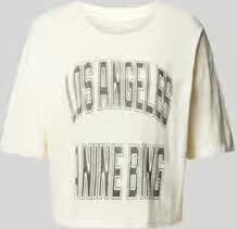 Anine Bing T-shirt met Los Angeles-frontprint