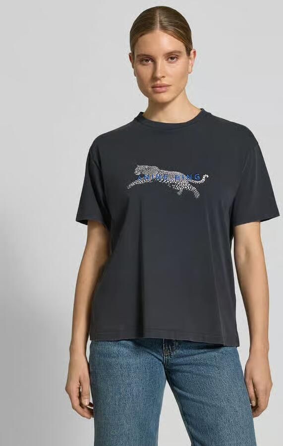 Anine Bing T-shirt met luipaardmotiefprint - Foto 2