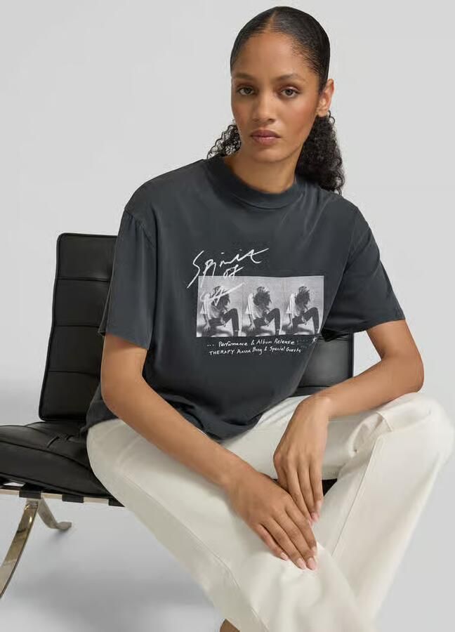 Anine Bing T-shirt met motiefprint