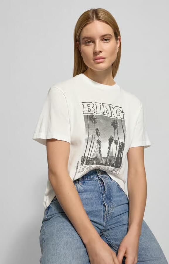 Anine Bing T-shirt met Statementprint