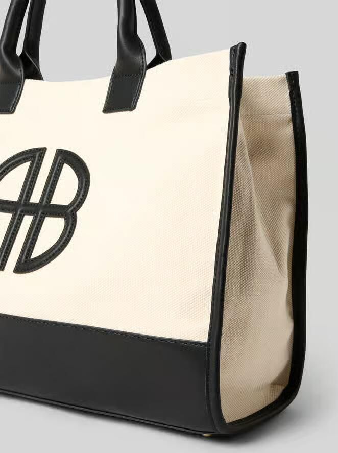 Anine Bing Tote Tas met Logodetail