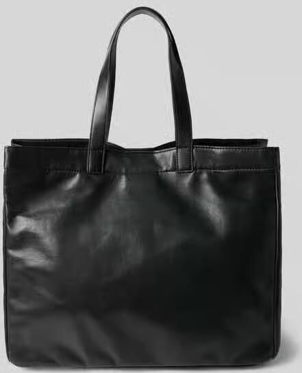 Anine Bing Grote Rio Tote Zwarte Leren Tas Black Dames