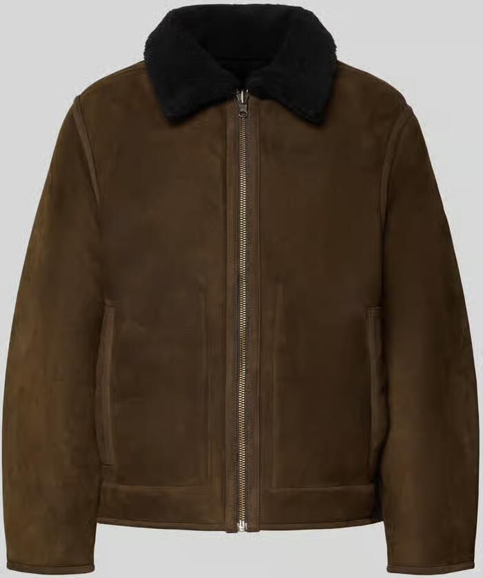ANNARR Leren jack met ritssluiting model 'ULFUR' - Foto 2