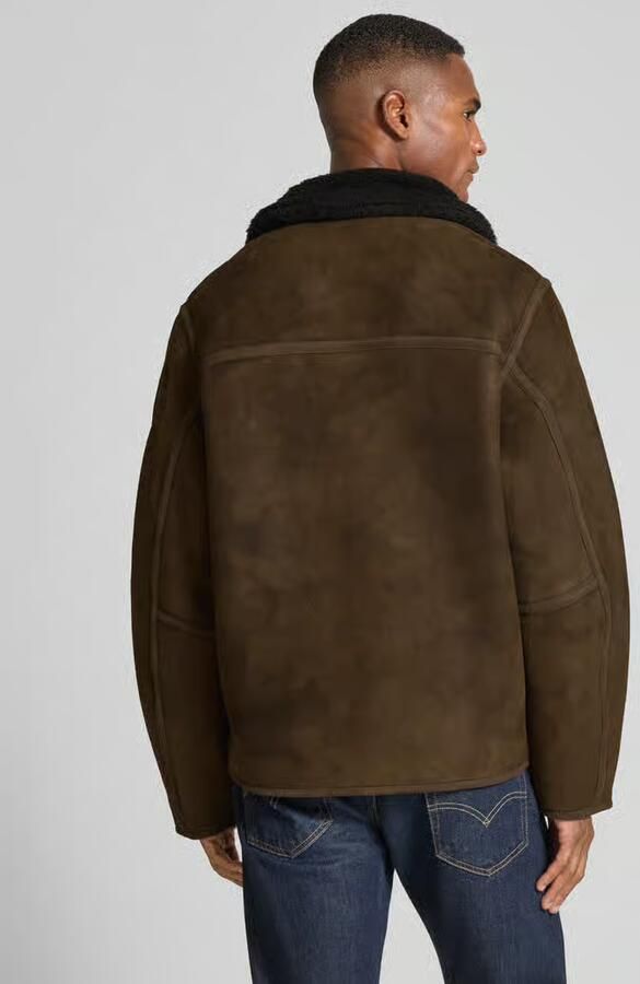 ANNARR Leren jack met ritssluiting model 'ULFUR' - Foto 3
