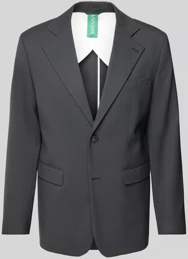 ANNARR Regular fit 2-knoops colbert met klepzakken model 'TOKI' - Foto 2