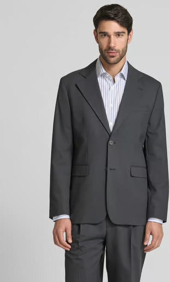 ANNARR Regular fit 2-knoops colbert met klepzakken model 'TOKI' - Foto 4