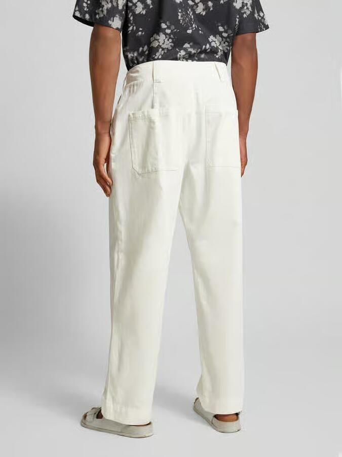 ANNARR Regular fit bandplooibroek met steekzakken model 'HALDEN' - Foto 2