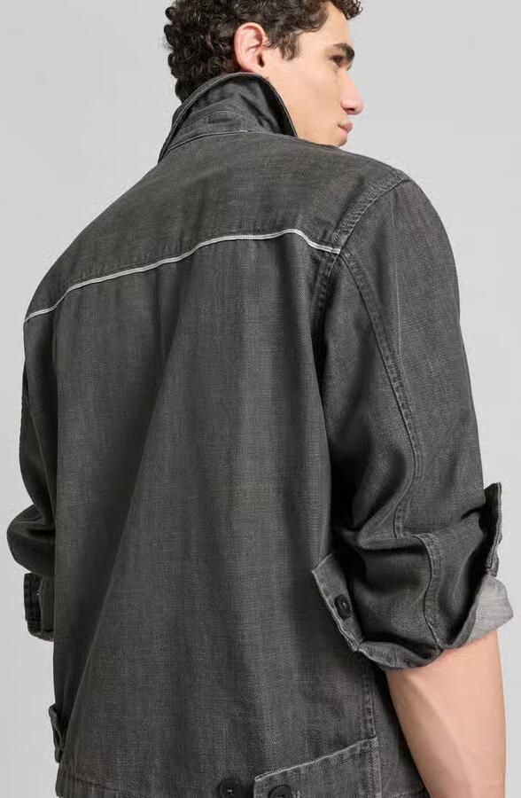 ANNARR Regular fit jeansjack van katoenmix