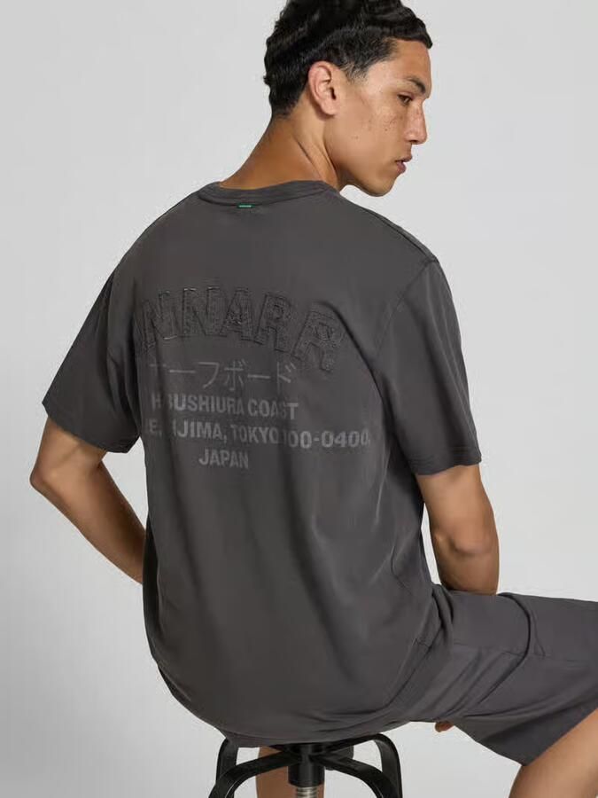 ANNARR Regular fit t-shirt met gestikt logo