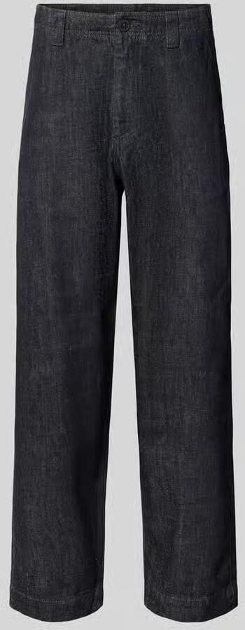 ANNARR relaxed fit jeans met bandplooien-look