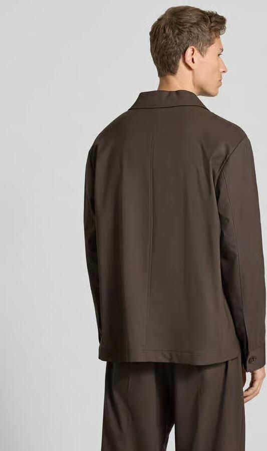 ANNARR Relaxed fit overhemdjack met borstzak model 'KARL'