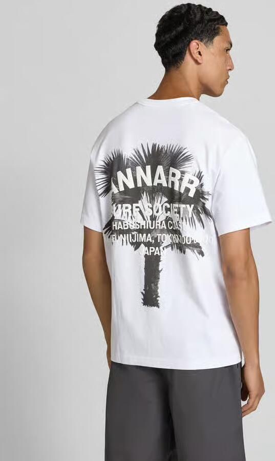 ANNARR relaxed fit t-shirt met logoprint - Foto 3