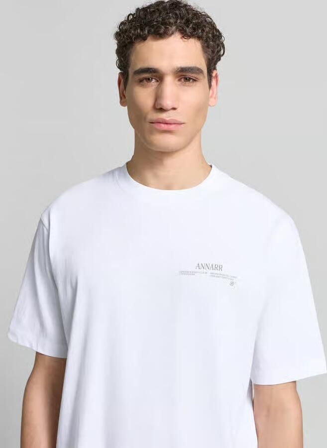 ANNARR relaxed fit t-shirt van puur katoen