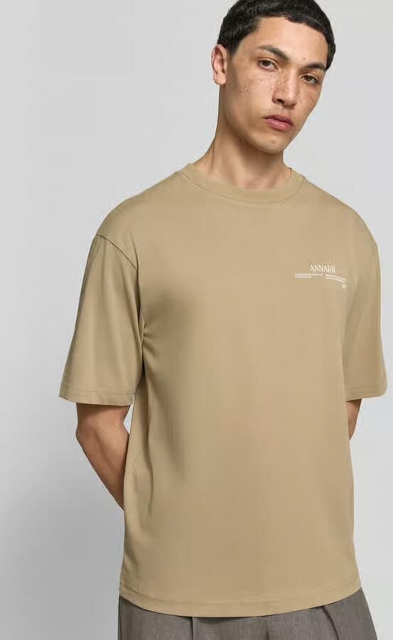 ANNARR relaxed fit t-shirt van puur katoen