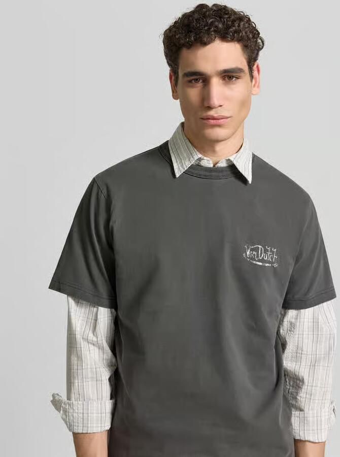 ANNARR relaxed fit t-shirt van puur katoen