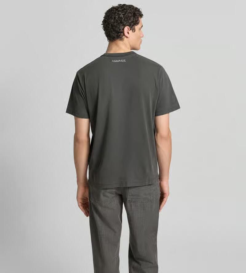 ANNARR relaxed fit t-shirt van puur katoen