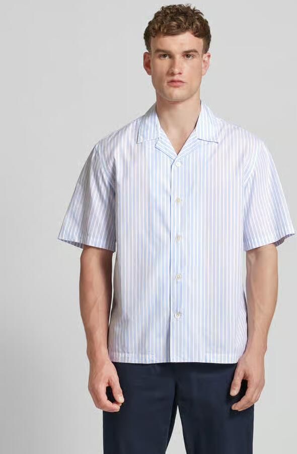ANNARR Relaxed fit vrijetijdsoverhemd met streepmotief model 'ALFRED' - Foto 3