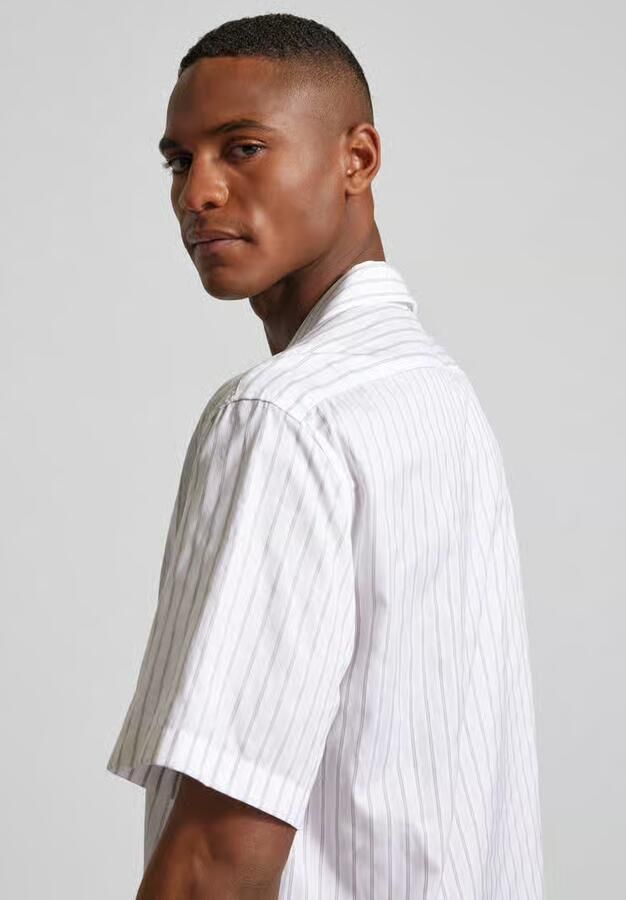 ANNARR Relaxed fit vrijetijdsoverhemd met streepmotief model 'FRED'