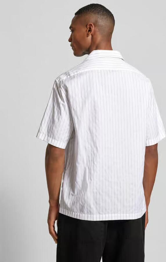 ANNARR Relaxed fit vrijetijdsoverhemd met streepmotief model 'FRED' - Foto 3