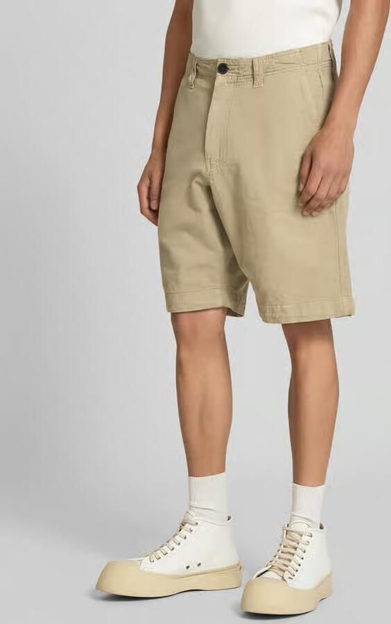 ANNARR straight fit bermuda met steekzakken - Foto 3