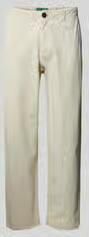 ANNARR straight fit stoffen broek van katoen