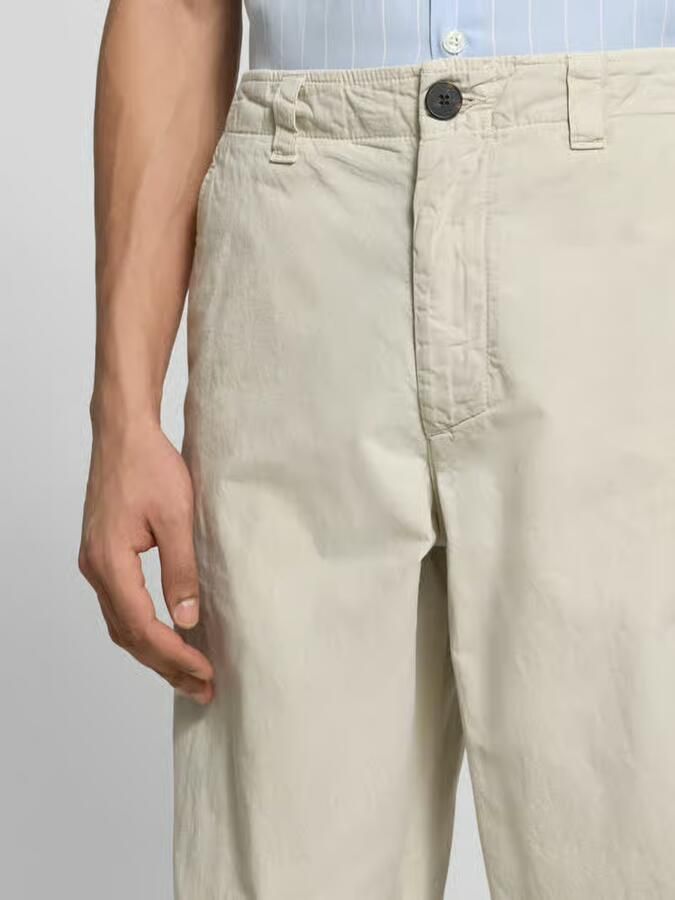ANNARR straight fit stoffen broek van katoen - Foto 2