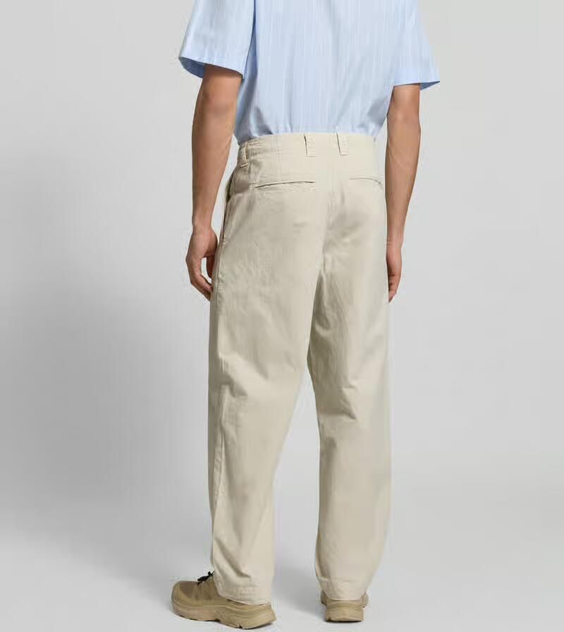 ANNARR straight fit stoffen broek van katoen - Foto 2