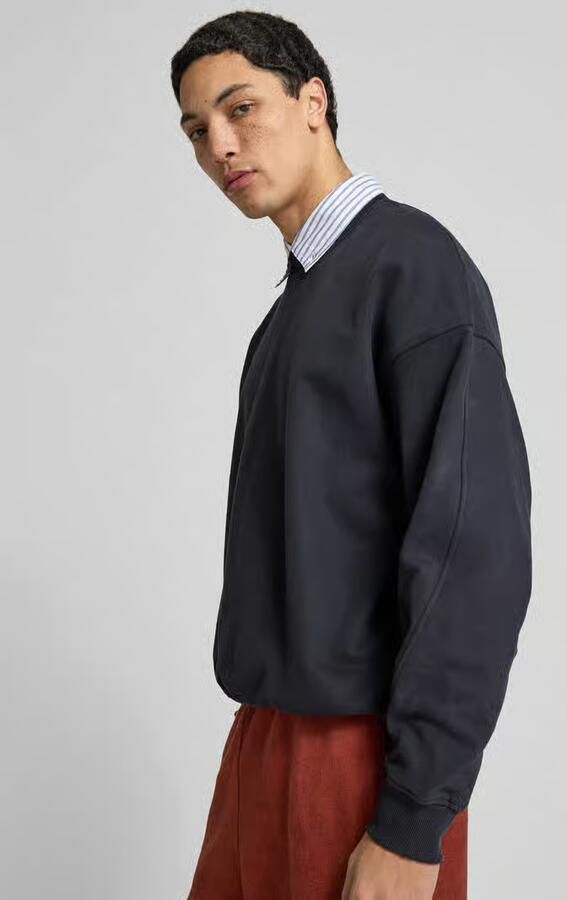 ANNARR sweatshirt met geribde boorden