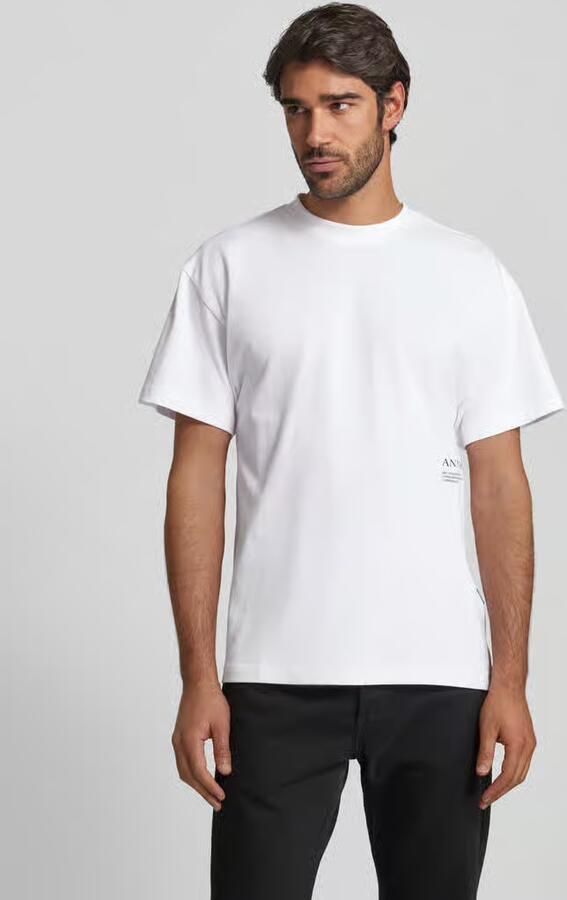 ANNARR T-shirt met labelprint model 'RAVI' - Foto 2