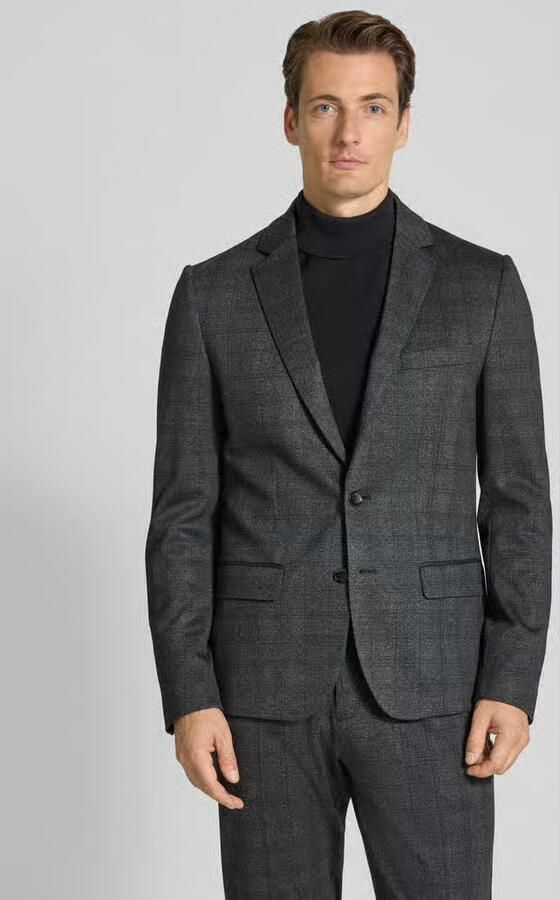 Antony Morato 2-knoops colbert met reverskraag model 'ASHE' - Foto 2